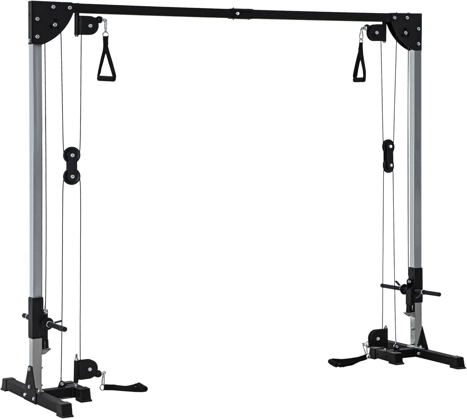 SPORTNOW Station de Musculation Double Poulie