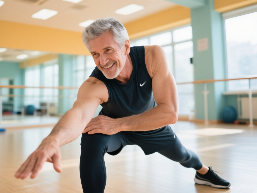 Homme en forme après 50 ans