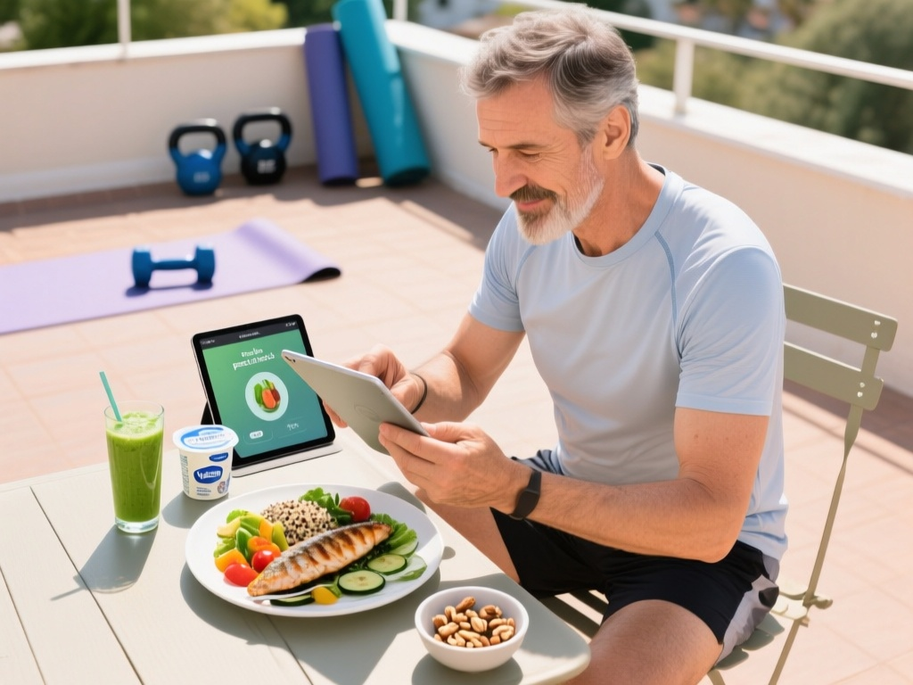 Alimentation riche en protéines après 50 ans